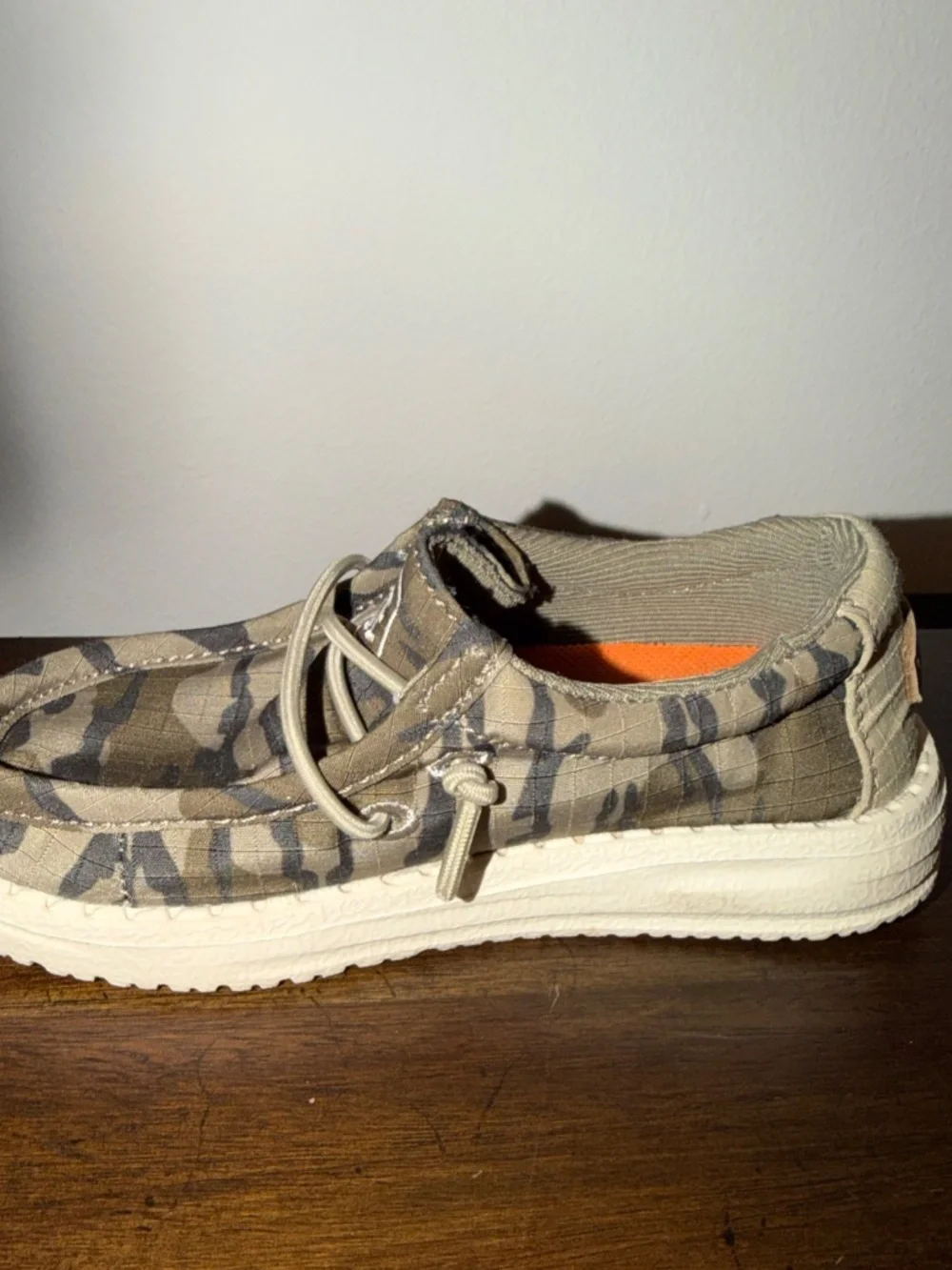 Hey Dude Wally Mossy Oak Camo Slip On Shoes Size US K8 Toddler Camouflage